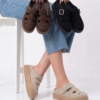 Chatita Mujer con Hebilla y Plataforma